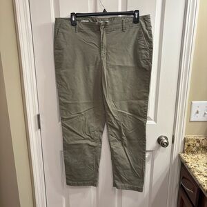 TALL LOFT Green Chinos Cotton Blend Slim Leg 16 Tall